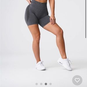 NVGTN Black Speckled Contour Seamless Shorts - Medium